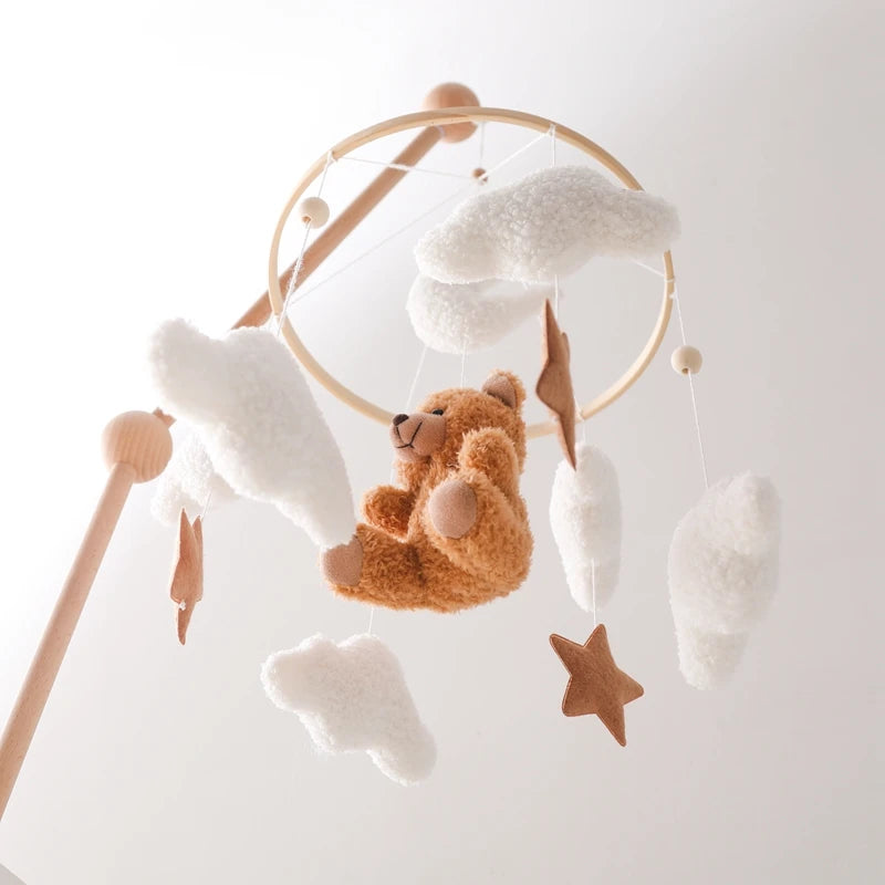 Wooden Baby Crib Mobile