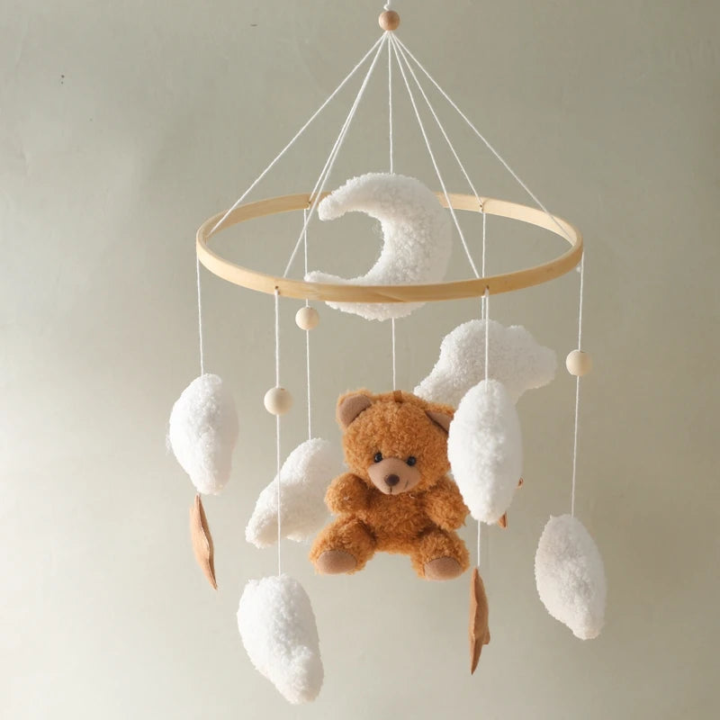 Wooden Baby Crib Mobile
