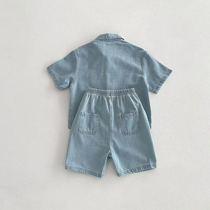 Boys Shorts Denim Set