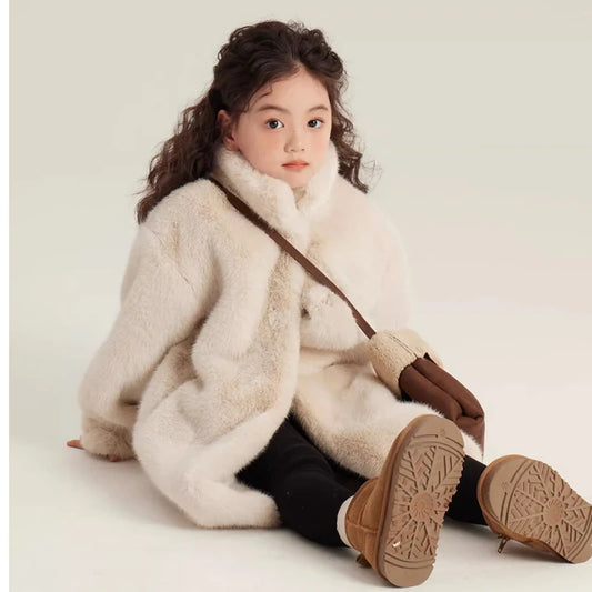 Plush Long Solid Coat