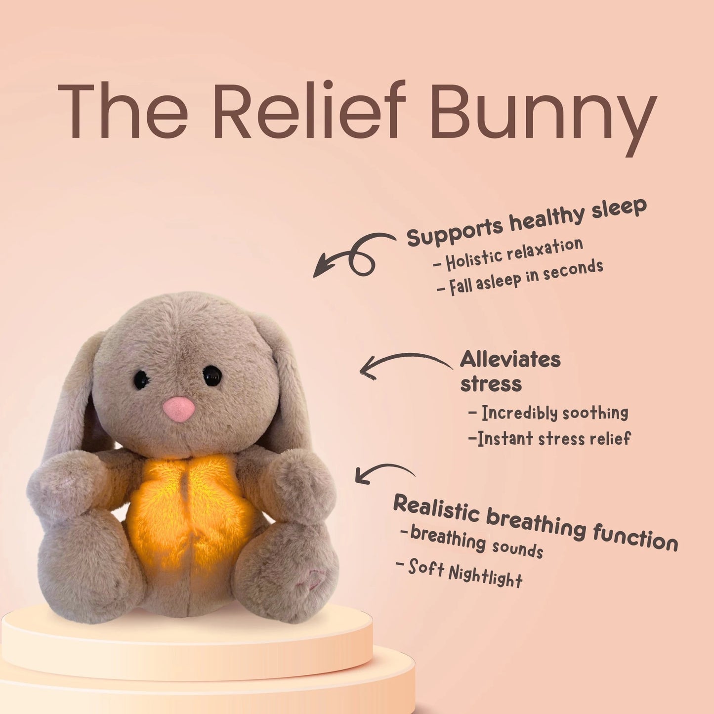 Breathing Stuffed Plush