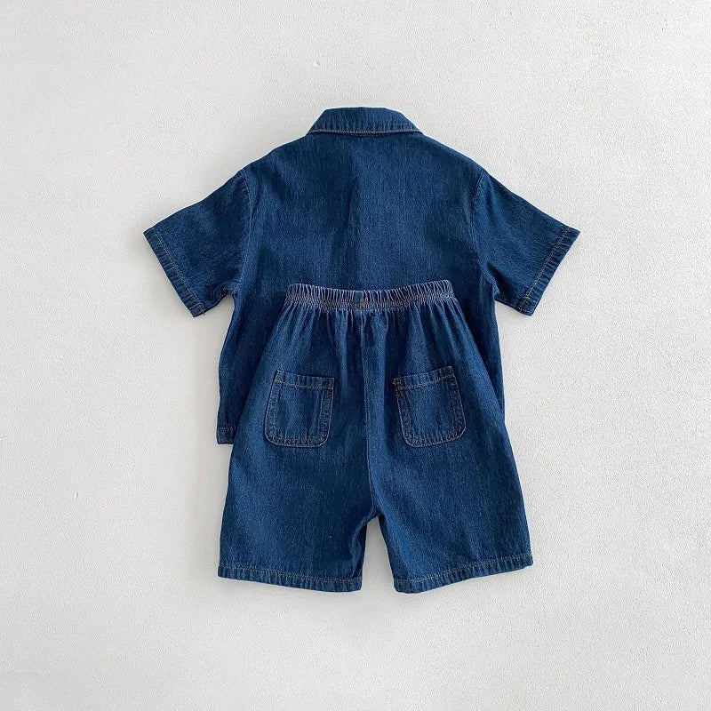 Boys Shorts Denim Set