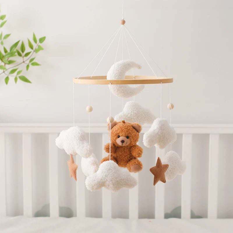 Wooden Baby Crib Mobile