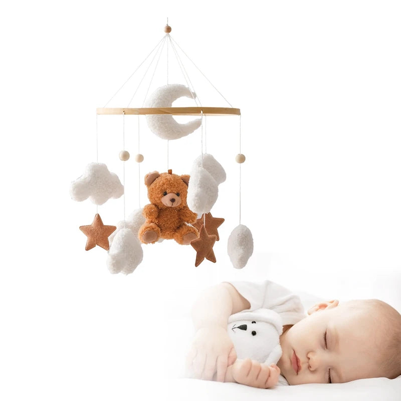 Wooden Baby Crib Mobile
