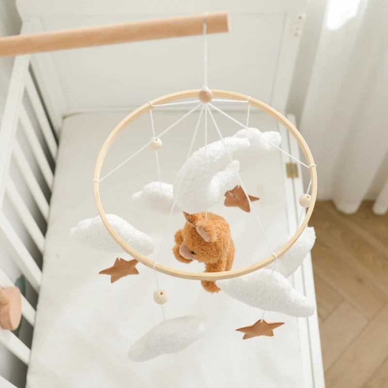 Wooden Baby Crib Mobile