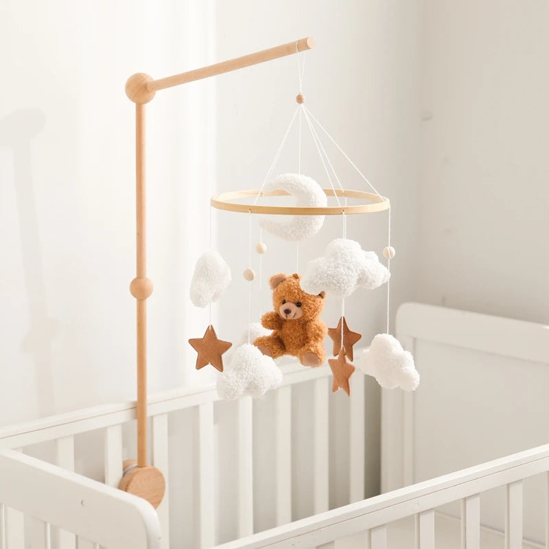 Wooden Baby Crib Mobile