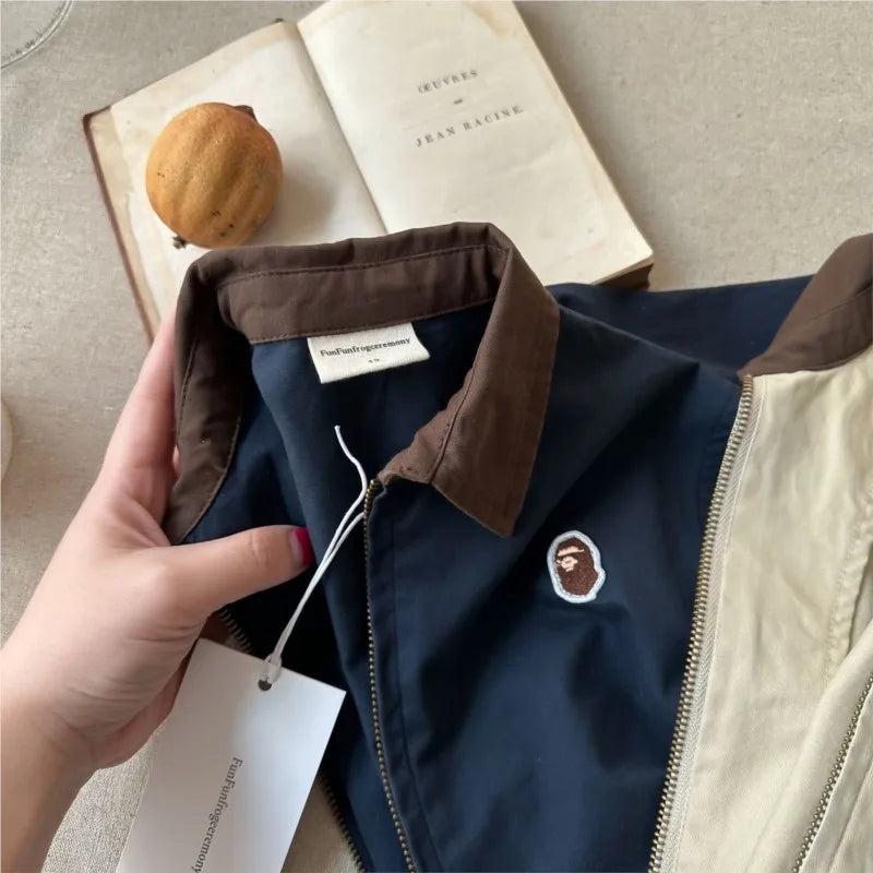 Fashion Baby Girl Boy Cargo Jacket Cotton Infant Toddler Child Casual Coat Spring Autumn Child Dust Outwear Baby Clothes 1-10Y