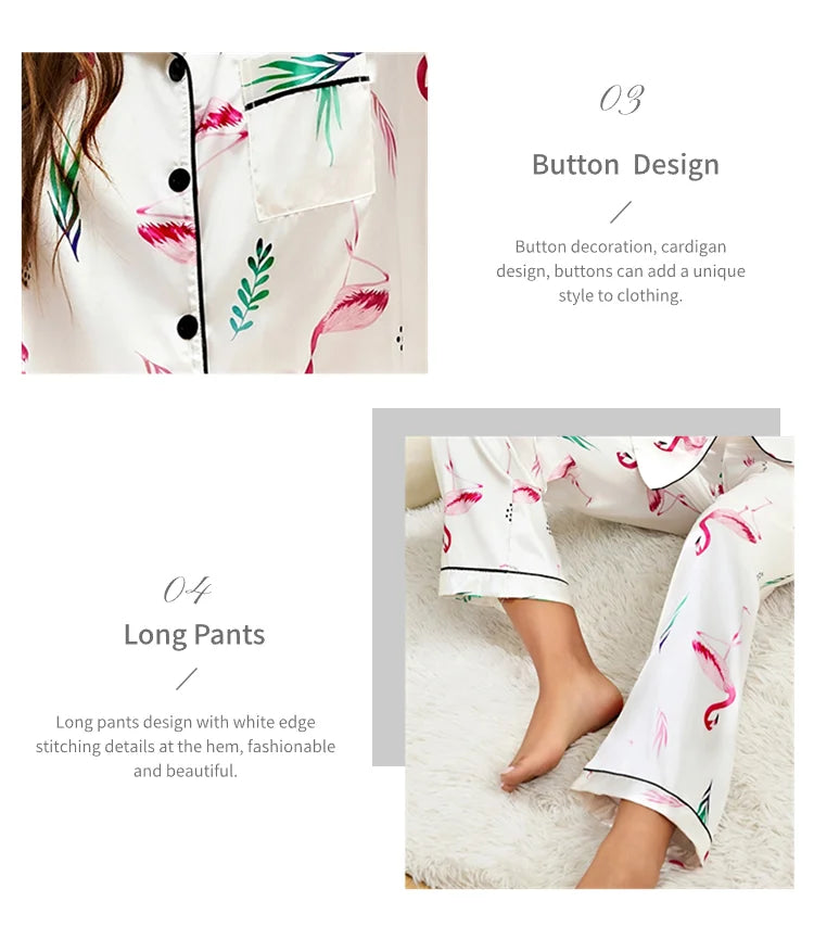 V-Day Love Silky Pajama Set