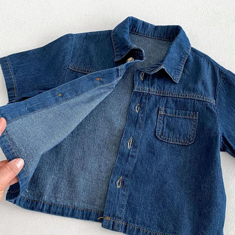 Boys Shorts Denim Set