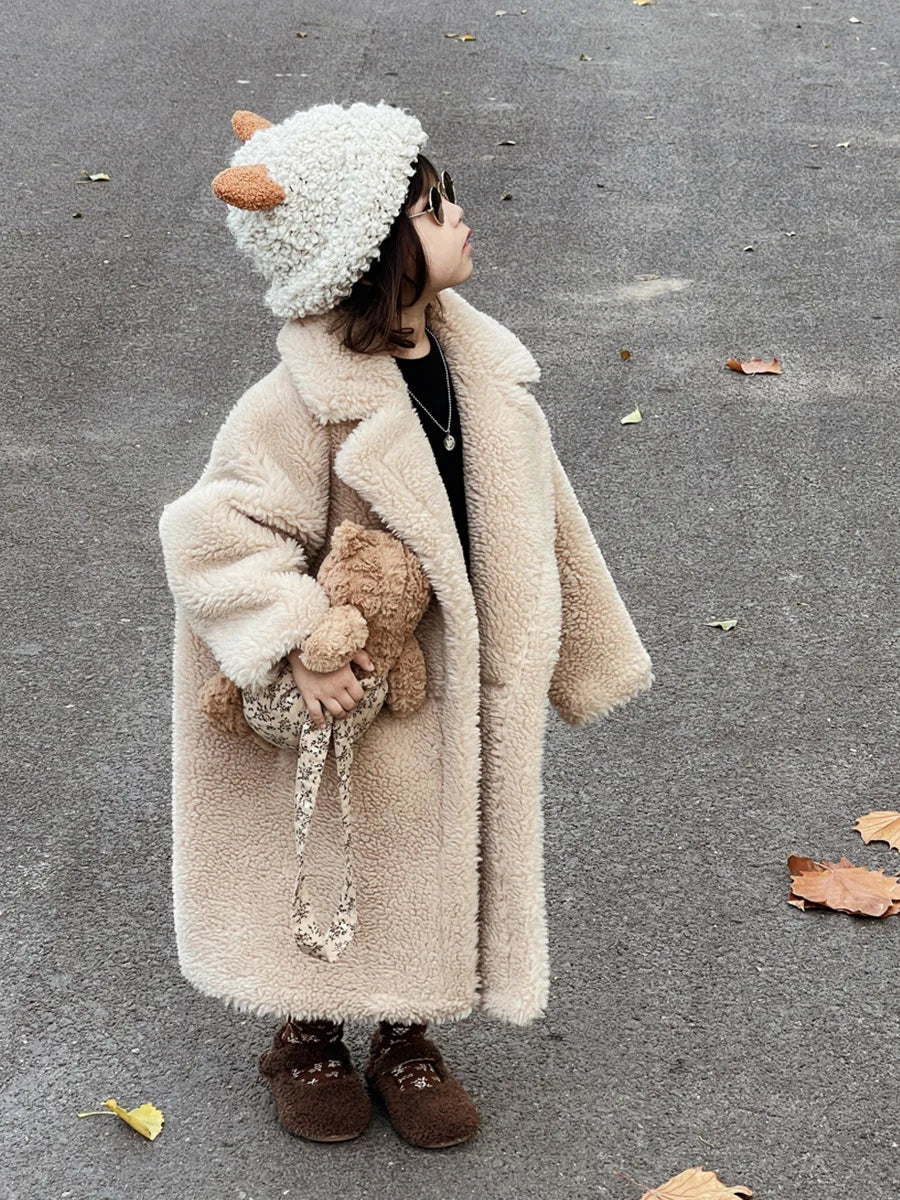 Teddy Faux Fur Long Jacket