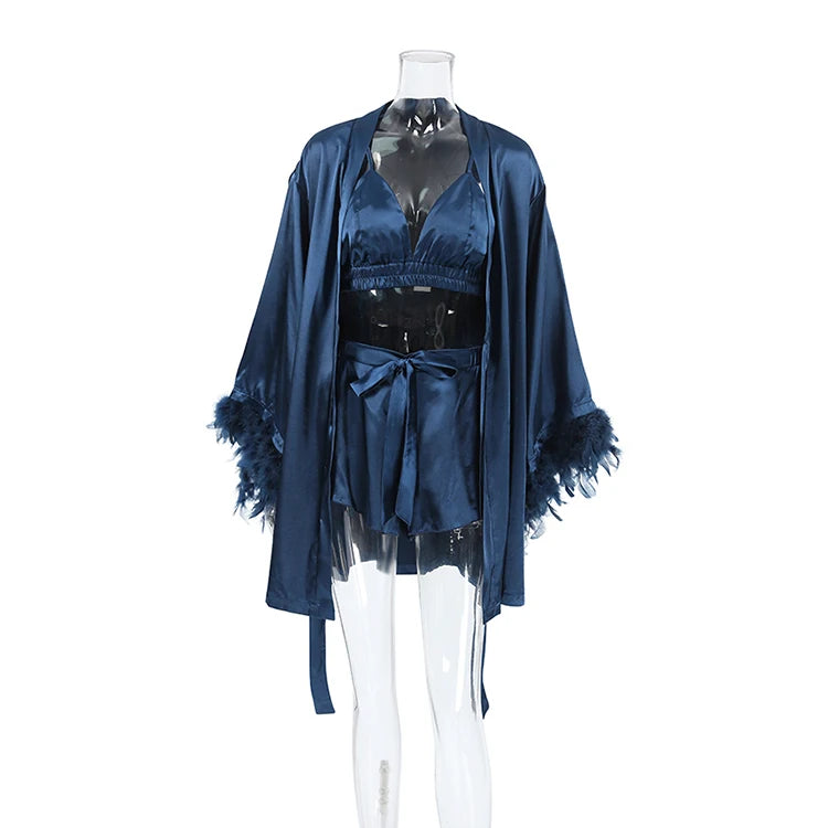 3-Piece Feather Silky Set