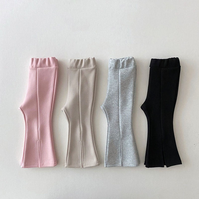 Cotton Split Flare Pant