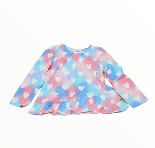 Heart Peplum Top