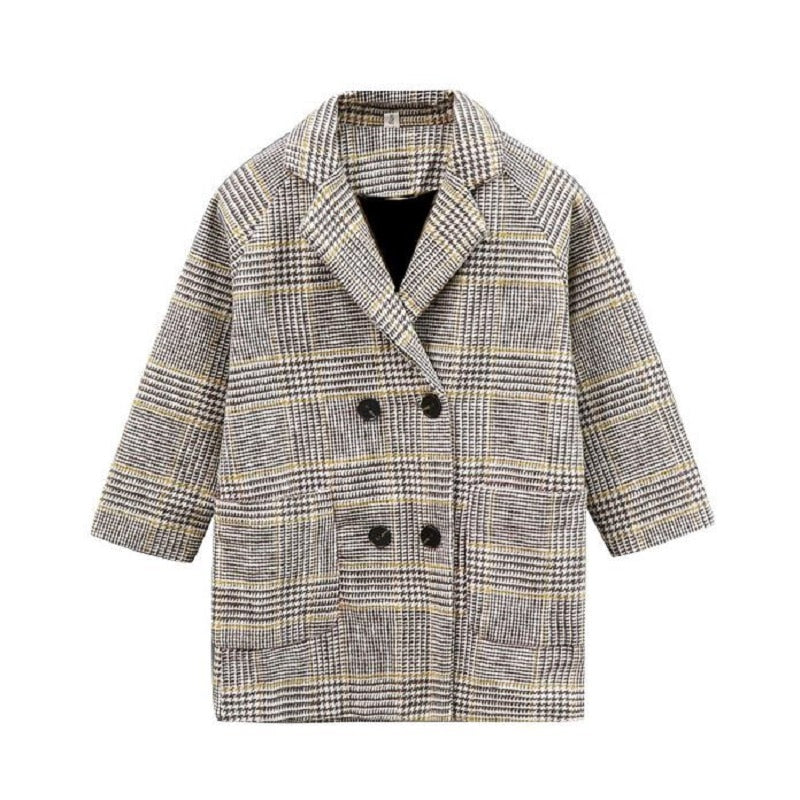 Plaid Wool Jacket