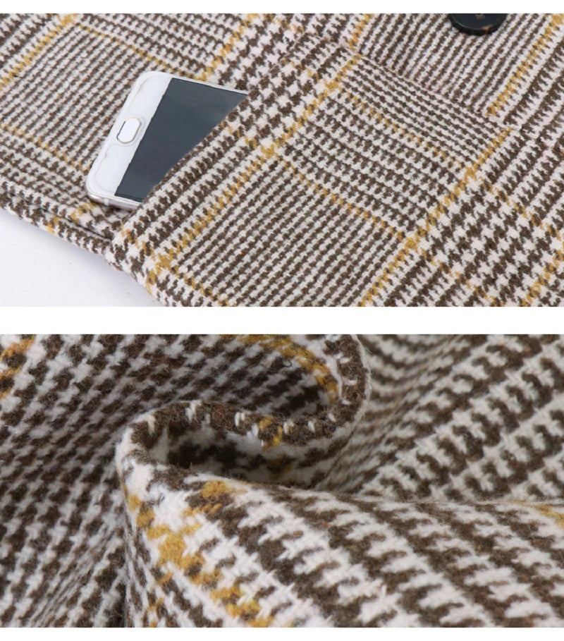 Plaid Wool Jacket
