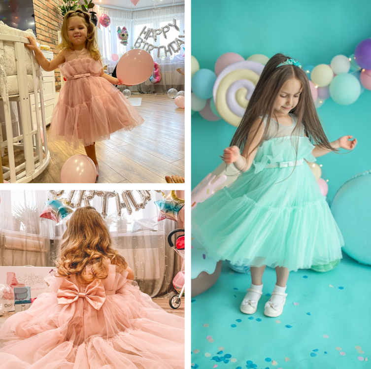 Mesh Birthday Dress