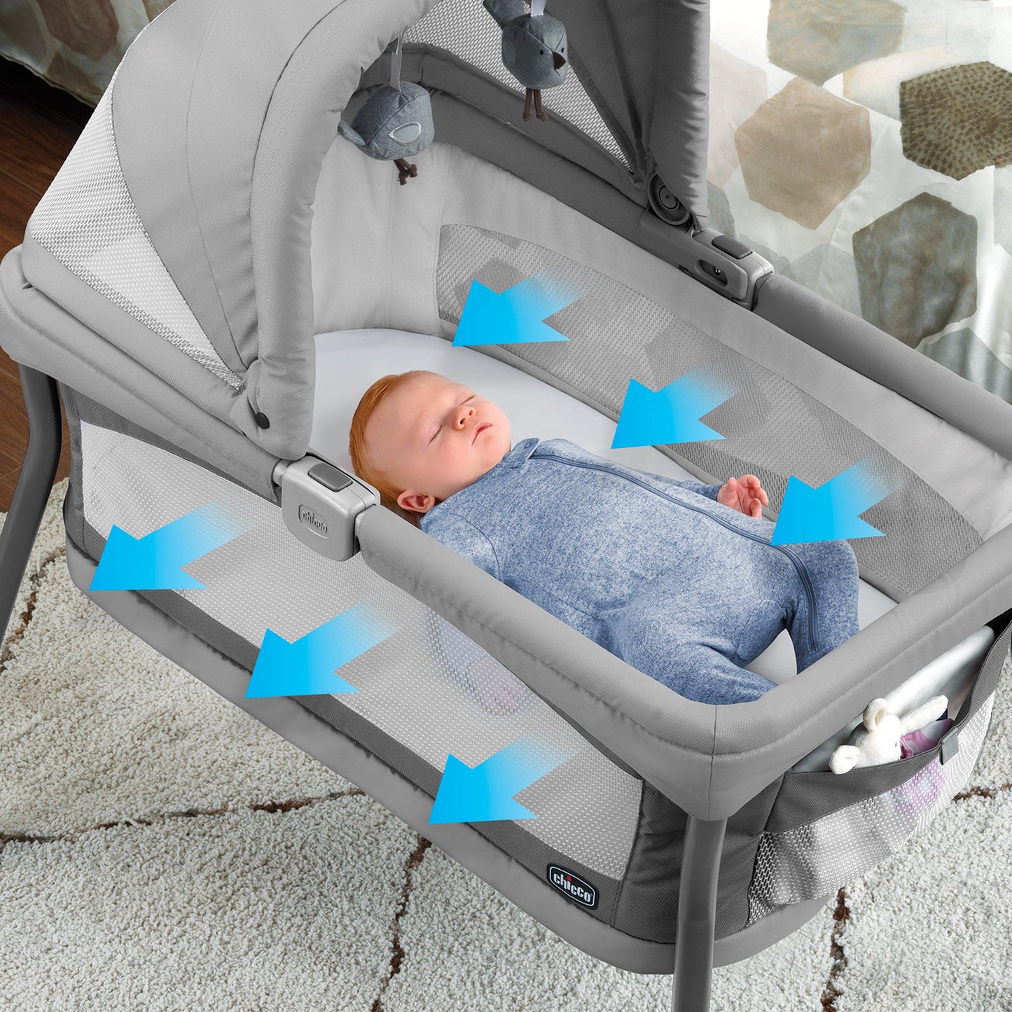 Lulla Go Nest Portable Bassinet