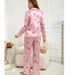 V-Day Love Silky Pajama Set