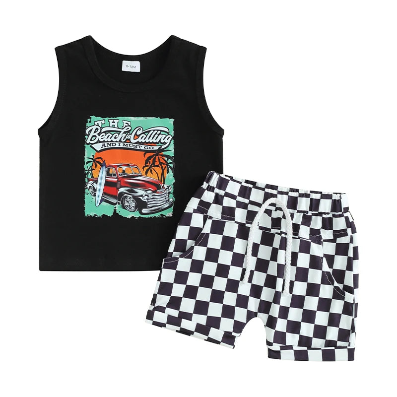 Beach Tank and Checkerboard Set