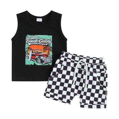 Beach Tank and Checkerboard Set