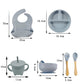 Silicone Baby Dish 8 pcs Set