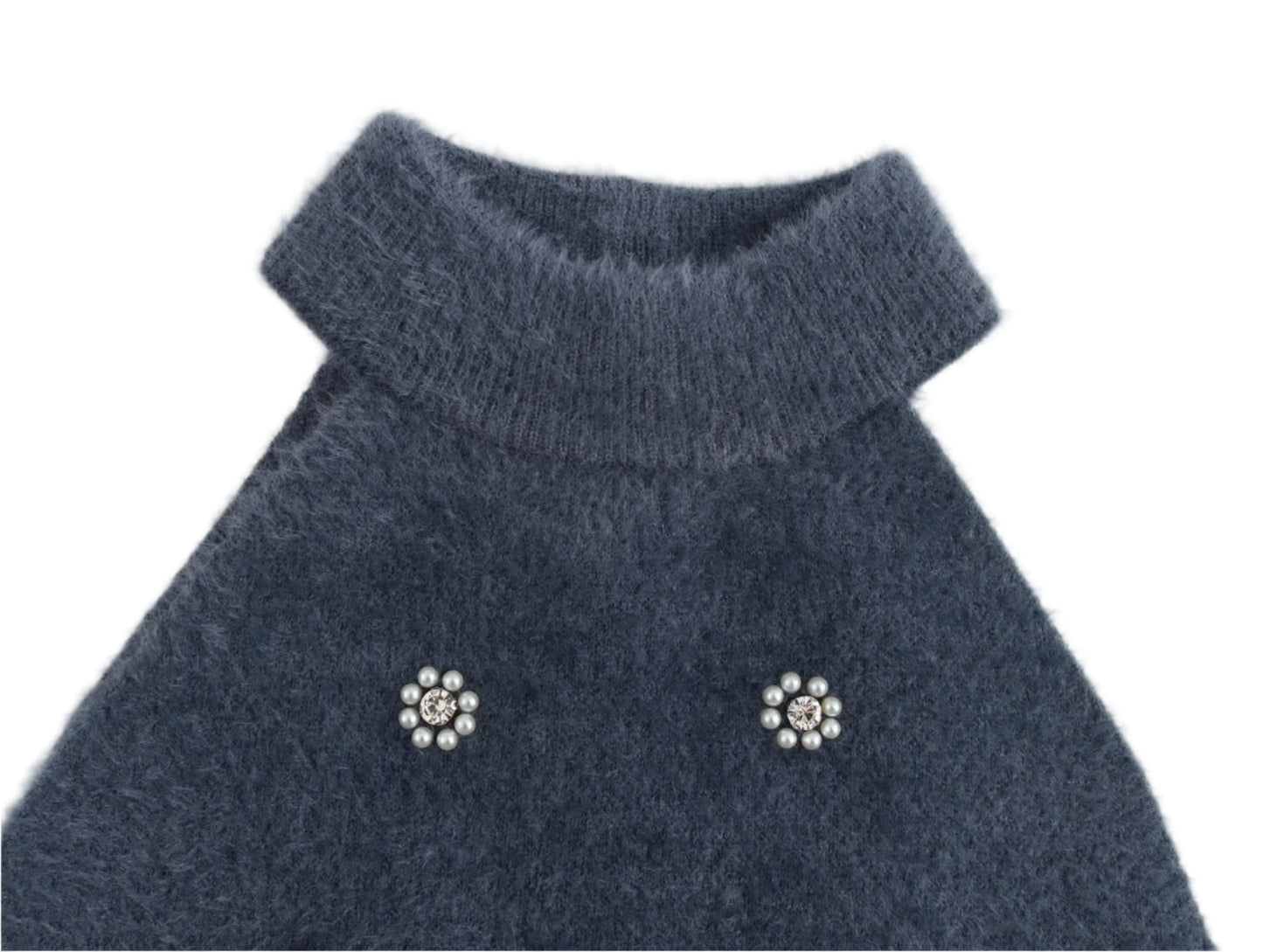 High-End Mini Neck Collar Dress
