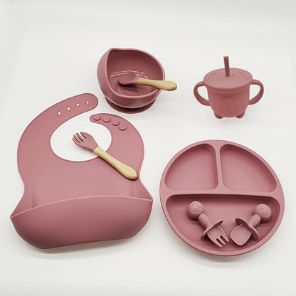 Silicone Baby Dish 8 pcs Set