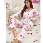 V-Day Love Silky Pajama Set