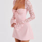 Laced LS Mini Dress