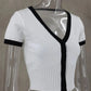 Summer White Long Skirt Set
