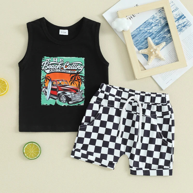 Beach Tank and Checkerboard Set