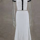 Summer White Long Skirt Set