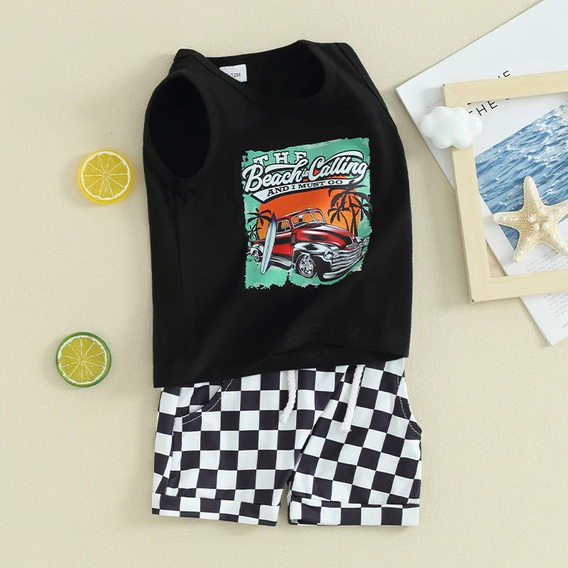 Beach Tank and Checkerboard Set