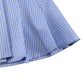 Blue Cropped Striped Set