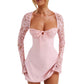 Laced LS Mini Dress