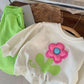 Floral Sweatshirt Set