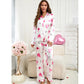 V-Day Love Silky Pajama Set