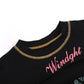 Graphic Cut out Crop Tee