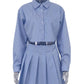 Blue Cropped Striped Set