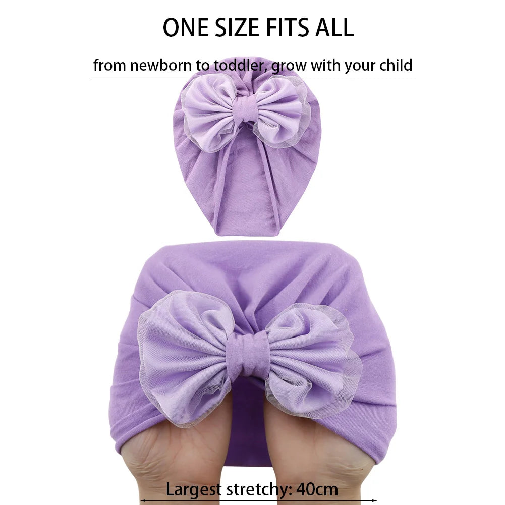 Solid Cotton Baby Cap