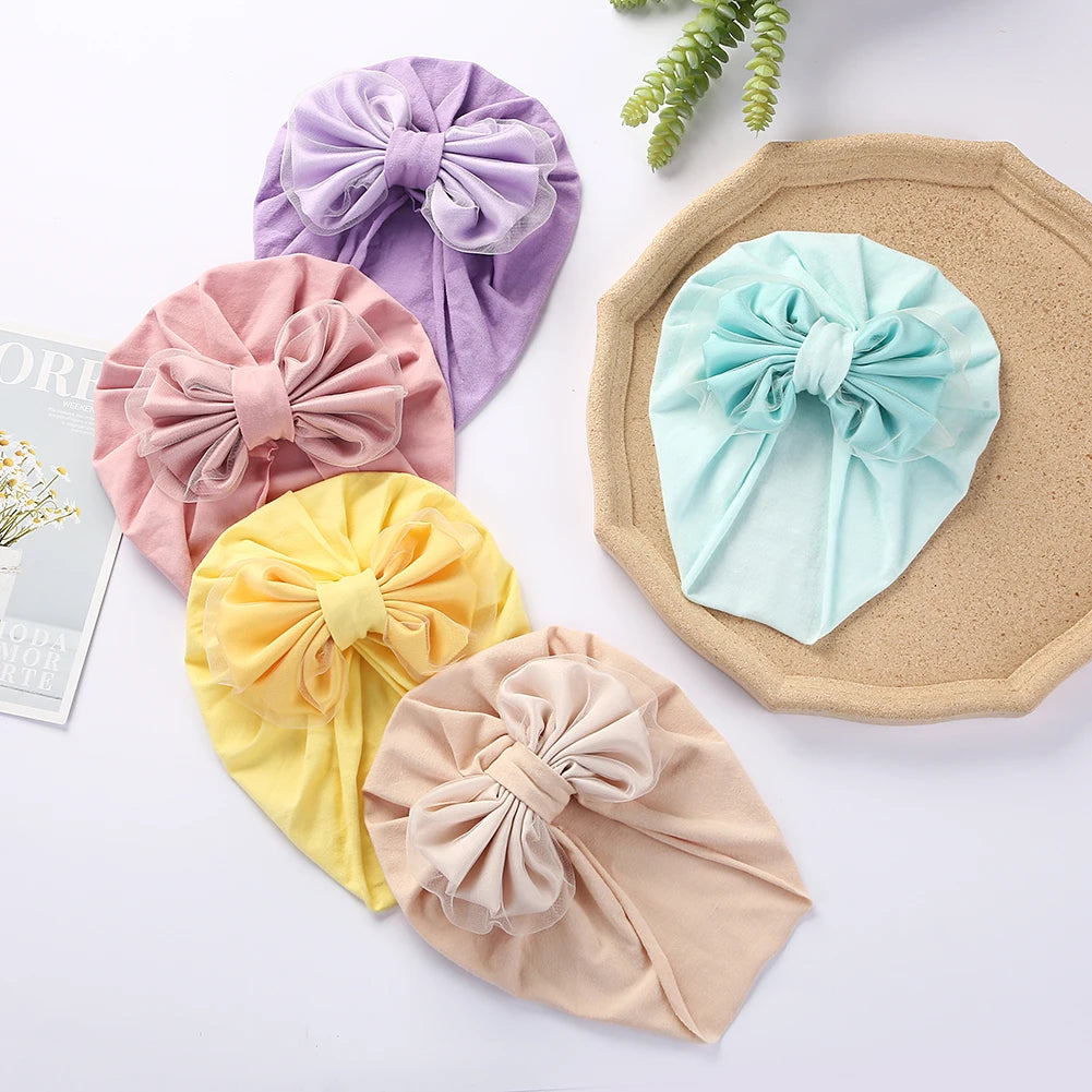 Solid Cotton Baby Cap