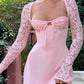 Laced LS Mini Dress