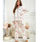 V-Day Love Silky Pajama Set