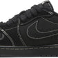 Travis Scott x Air Jordan 1 Low OG SP 'Black Phantom' Sneakers for Men