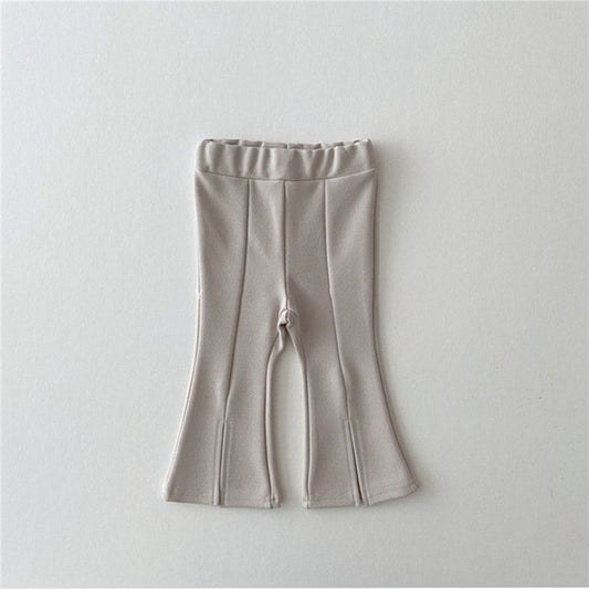 Cotton Split Flare Pant