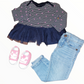 Hearts Peplum Top