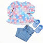 Rainbow Hearts Cotton Shirt