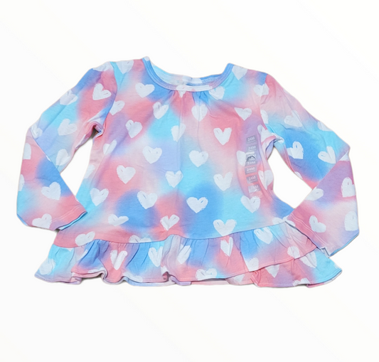Heart Peplum Top