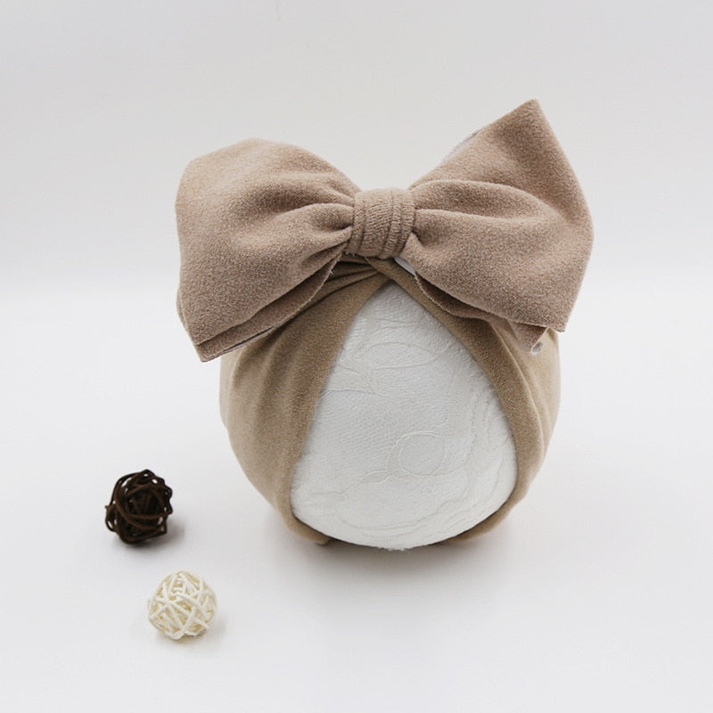 Soft Bow Baby Headwrap