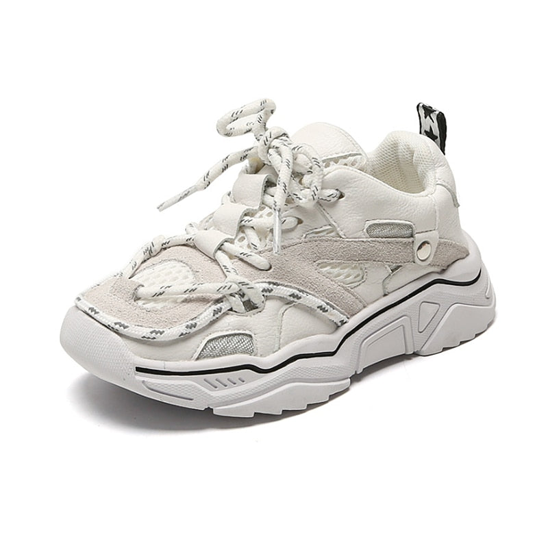 Reflective Laced Sneaker
